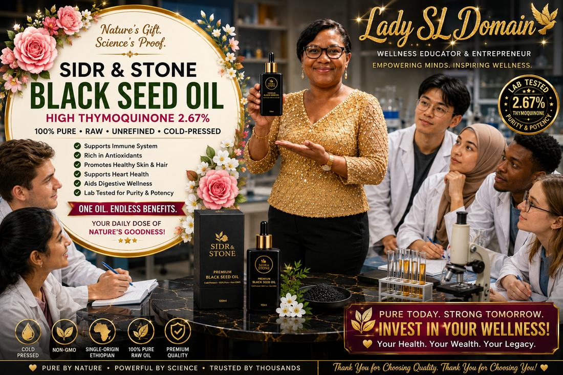 Sidr &amp; Stone Black Seed Oil: A Premium Natural Wellness Oil for Everyday Support