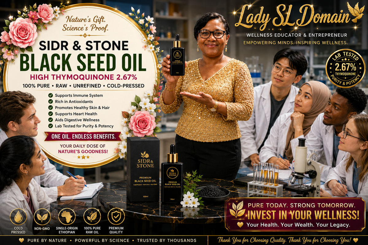 Sidr &amp; Stone Black Seed Oil: A Premium Natural Wellness Oil for Everyday Support