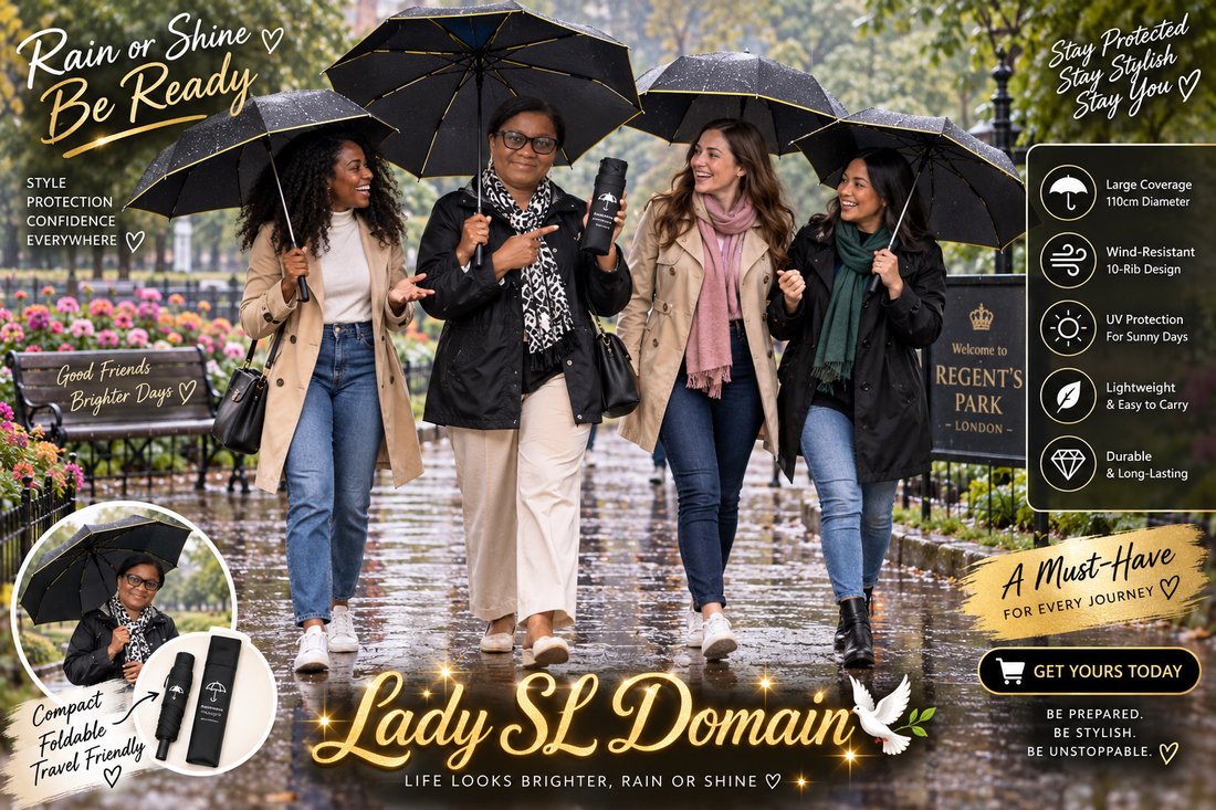 Large Folding Umbrella: Stay Stylish and Prepared, Rain or Shine